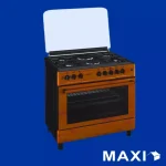 Maxi Gas Cooker 60x90 CM (4+2) Burners Wood