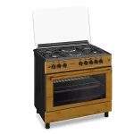 Maxi Gas Cooker 60x90 CM (4+2) Burners Wood - Image 2