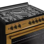 Maxi Gas Cooker 60x90 CM (4+2) Burners Wood - Image 3
